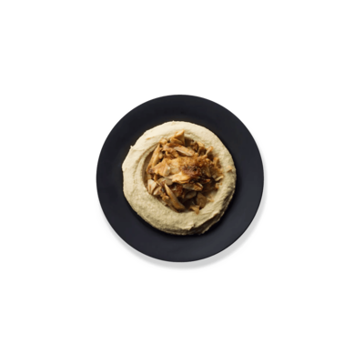 Hummus with Chicken Shawarma