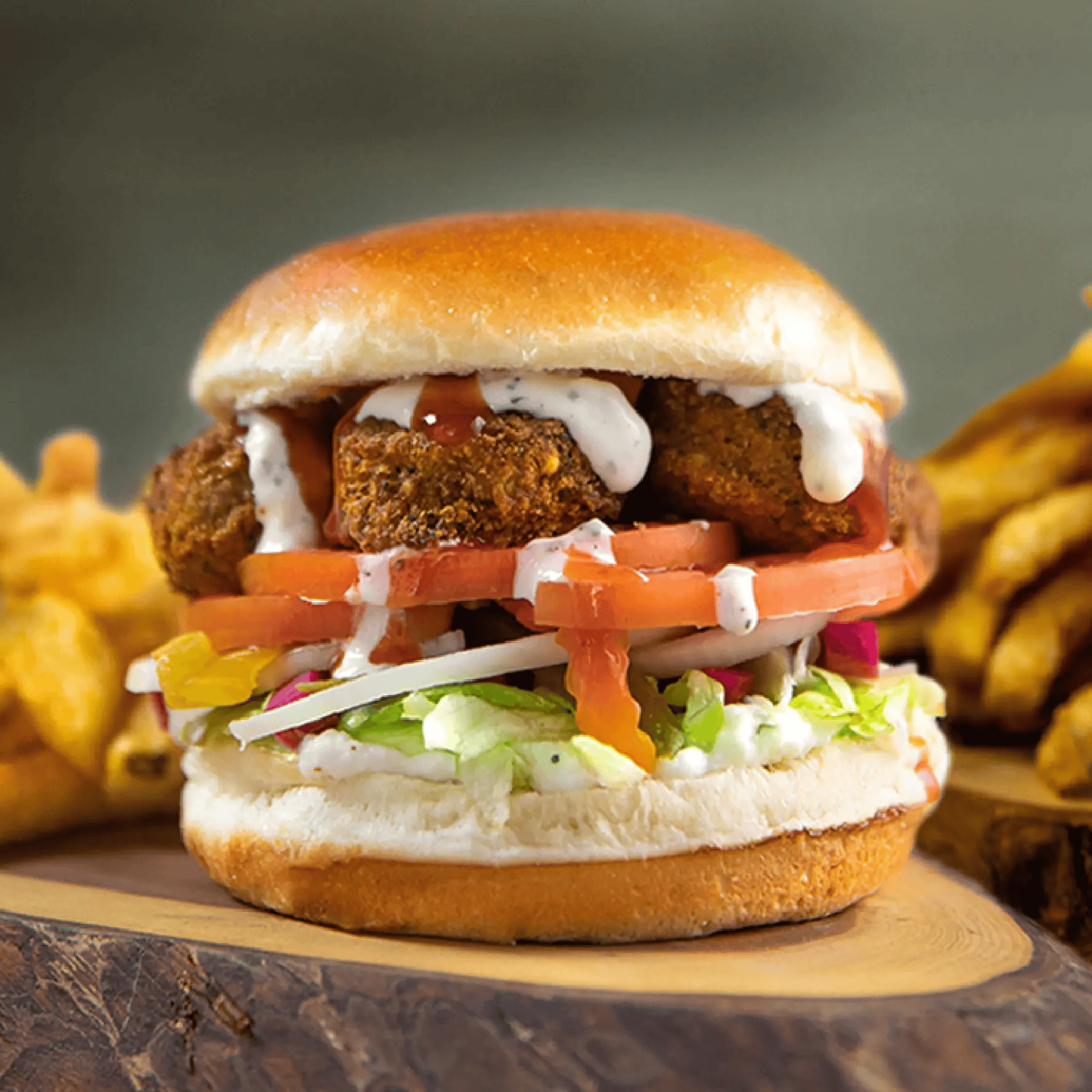 Falafel Burger Combo
