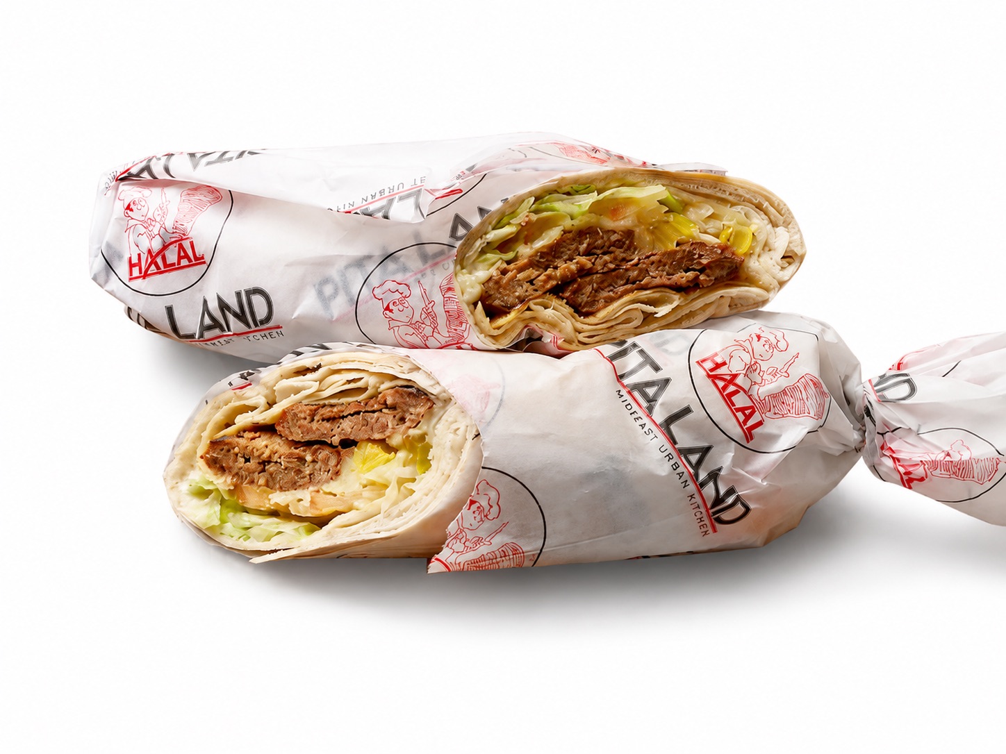 Panini Wrap with Beef Kebab