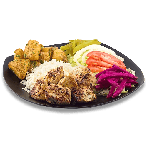 Chicken Souvlaki Plate