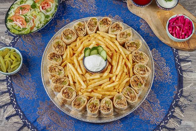 Chicken Shawarma Saj Family Feast