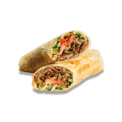 Beef Shawarma Saj Wrap
