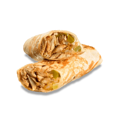 Chicken Shawarma Saj Wrap