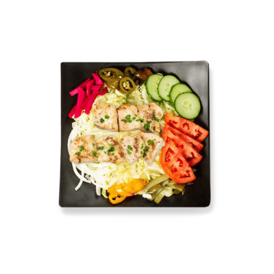 Chicken Souvlaki Salad Bowl